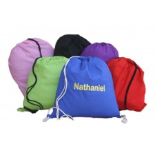 Unisex Personalised Drawstring Gym Bag/PE Kit Bag